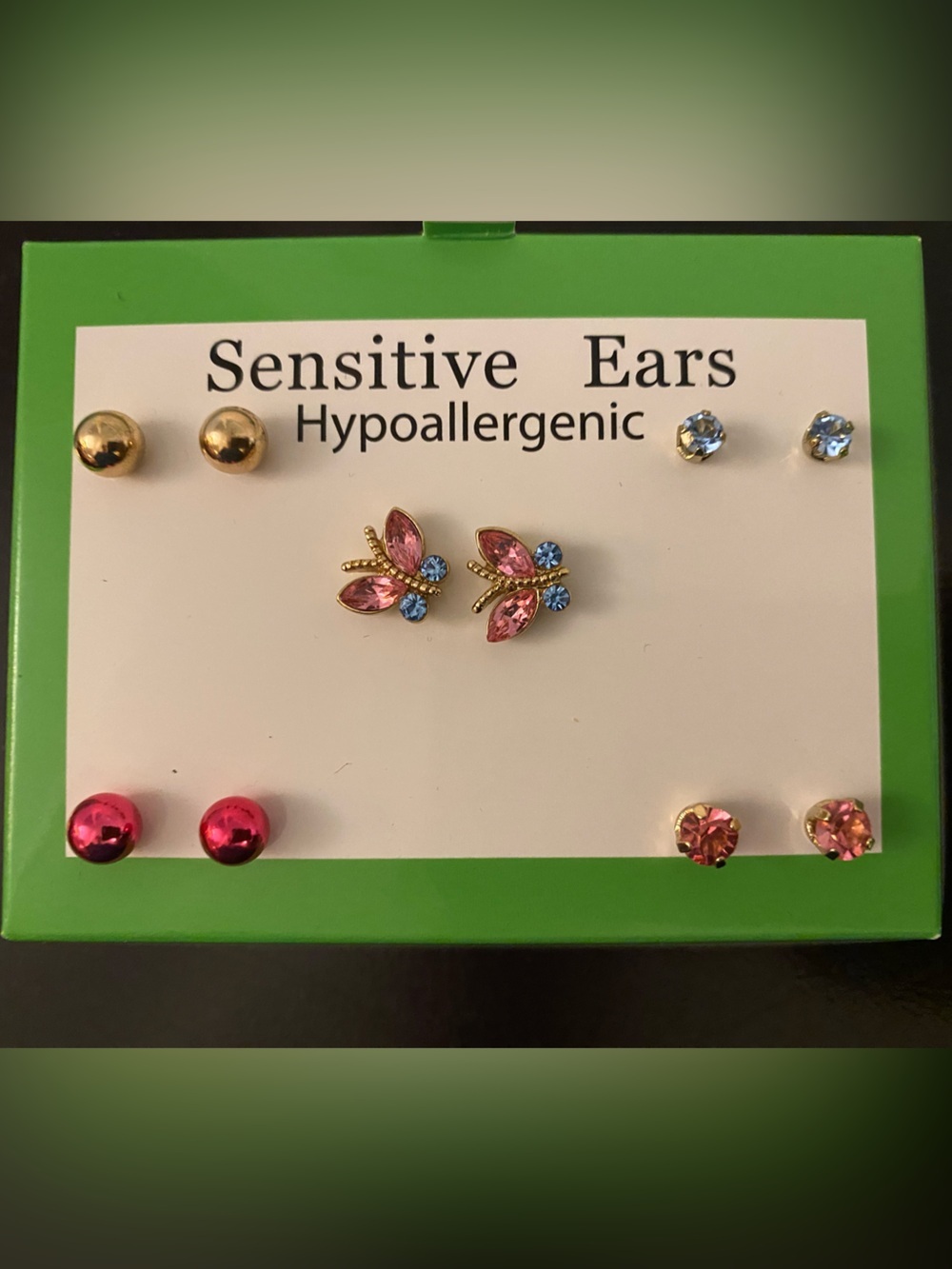 Gift Set 5 Pairs Springtime Hypoallergenic Post Pierced Earrings NWOT